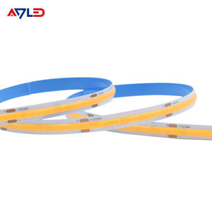 Tira de Luz LED COB Flexible de Alta Luminosidad IP20 CRI90 FOB 12V, 8mm 8W/M, Impermeable, Lineal, para Decoración Comercial - Product Image 2