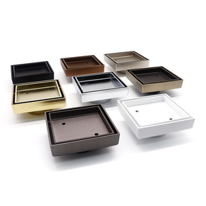 Một bộ lọc thoát nước mạ crôm làm bằng đồng thau chải vàng Zirconium, được sử dụng cho bộ lọc thoát nước trong phòng tắm. Màu xám - Product Image 3