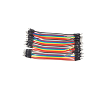 Okystar 10cm Mâle À Mâle 40Pin de Fils de Pullover de DuPont Ligne Câble