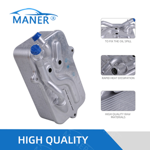 MANER Auto Parts 09E409061 Transmission Aluminum Oil Cooler Enfriador De Aceite <strong>Coolant</strong> for <strong>Audi</strong> A6 A8L - Product Image 3