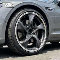Jantes de voiture monobloc forgées en alliage d'aluminium 6061-T6, 19-24 pouces, ET 25 mm, neuves, personnalisées, 5 trous de fixation