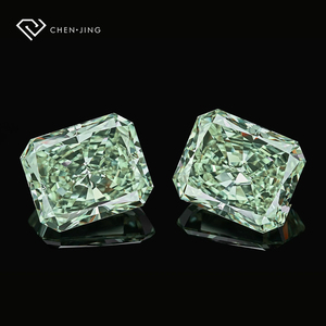 เพชร CVD สีเขียวสดใสทรงแฟนซี รับรองโดย IGI เจียระไนแบบเรเดียนท์ รูปทรงแฟนซี เจาะด้วยเลเซอร์ เพชรหลวมจากห้องปฏิบัติการ ขายส่ง - Product Image 2