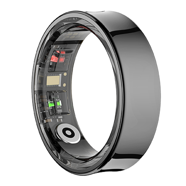 2024 R09 Smart Rings 50m Waterproof Heart Rate Sleep Monitoring Multiple Sport Modes Sleep Monitoring Smart Ring for Men Women