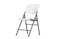 Chaises et tables pliantes légères et portables blanches pour événements en plein air, chaise pliante en plastique pour événements