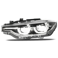 Feux avant à LED laser JSL pour BMW Série 3 F30 F31 F35 M3 F80 2013-2018, feux de jour colorés