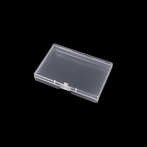 Transparent Plastic Storage Box Rectangle 18mm High PP Material Covered Eco Friendly Office Organizer For Electronics Fish - Product Image 2