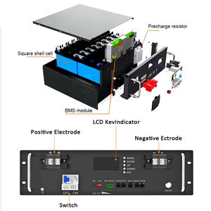 Sunnal SNA-51100-3U-10 <span class=keywords><strong>Us2000C</strong></span> Lifepo4 51.2V 51.2Ah-100Ah Batería de Carga para Vehículos Eléctricos de CC de Plástico, Sistema de Almacenamiento de Energía de Alto Voltaje, 6000 Ciclos - Product Image 5