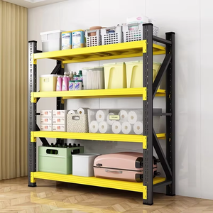 Scaffalatura in Acciaio Senza Bulloni per Magazzino Sistema di Scaffali Regolabili per Uso Industriale e Garage - Product Image 1