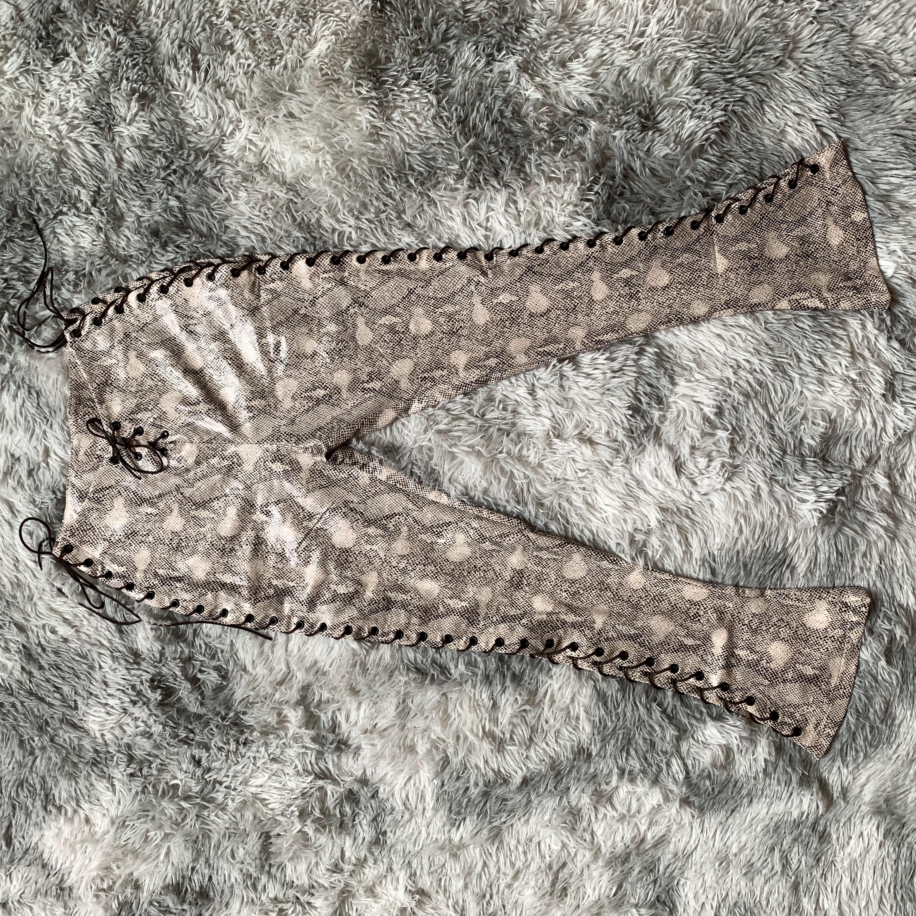 Premium Snake Leather Pants - High Quality & Style