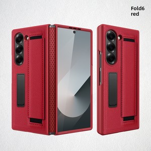 เหมาะสำหรับโทรศัพท์พับได้ของซัมซุง: รุ่น Fold 6 มาพร้อมขาตั้งแบบถอดได้, สายคล้องข้อมือ และเคสโทรศัพท์ในตัว - Product Image 6