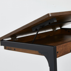 Chất lượng cao có thể điều chỉnh nghiên cứu viết bàn văn phòng nhà bàn làm việc bằng gỗ bên cạnh giường máy tính bảng với bánh xe - Product Image 6