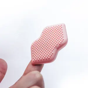 ODM Custom Cute Silicone Face Exfoliating Lip Scrub Brush Lip Exfoliating Scrubber Silicone Facial Blackhead Remover Cleanser