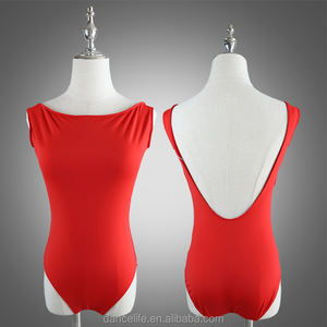 Justaucorps fabrication justaucorps de mode avec bas du dos joli cou justaucorps de danse danse de <span class=keywords><strong>ballet</strong></span> pour filles formation adultes - Product Image 1