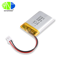 Batterie lithium-ion rechargeable 652533 3.7V 450mAh 500mAh, décharge maximale 5C, pour casque Bluetooth