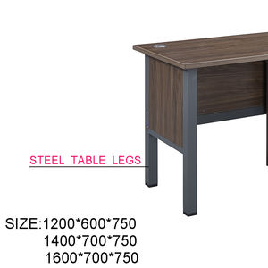 En popüler endüstriyel stil ahşap mobilya çelik çerçeve ofis mobilyaları ofis masası - Product Image 5