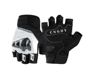 Chaleco de cuero de alta calidad con almohadilla de gel de malla transpirable de dedo completo aprobado por DOT con colores personalizados y logotipo de alta calidad - Product Image 1