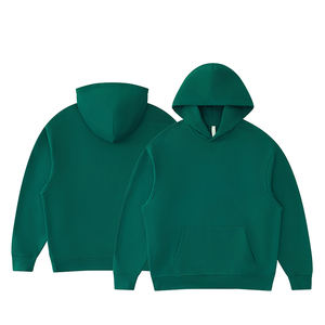 450G CVCヘビーウェイトオーバーサイズフレンチテリー環境に優しいフード付きパーカー（紐なしプルオーバー、カスタムロゴ、ドロップショルダー、ギフト）卸売 - Product Image 2