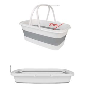 Lot de 10 outils de nettoyage ménager : Seau à serpillière portable et pliable, bassin rétractable pour la pêche, seaux pliables pour le <span class=keywords><strong>camping</strong></span> et le lavage de voiture - Product Image 4