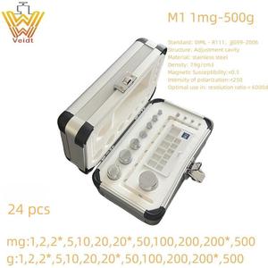 Juego de Pesas Patrón de Calibración Veidt Weighing E2 F1 F2 M1, 1mg-5kg, 28 Piezas, para Básculas de Precisión de 0.1g y Balanzas de Laboratorio - Product Image 5