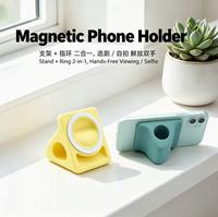 Support magnétique multifonction en silicone pour iPhone – Support coloré avec cadre magnétique