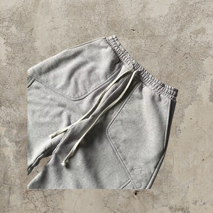 Pantalones de chándal con logotipo personalizado 100% algodón de calidad French Terry Streetwear pantalones de chándal holgados de peso pesado - Product Image 6