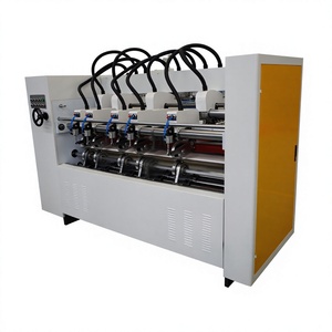Machine à découper et à rainurer semi-automatique à lame fine, réglage électrique de la lame par bouton pour carton ondulé - Product Image 1