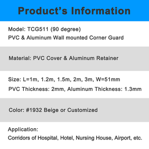 Protector de <span class=keywords><strong>pared</strong></span> decorativo <span class=keywords><strong>para</strong></span> Hospital y Hotel, protector de esquina de <span class=keywords><strong>madera</strong></span> de PVC - Product Image 5