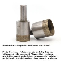 Broca de Diamante para Perforar Azulejos de Mármol y Piedra de Ingeniería, de Cerámica de Vidrio Sinterizado Resistente TGS