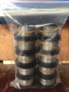 鉄筋タイ製造機付属品1.0mmポリコーテッドワイヤーのみ製造工場 - Product Image 3