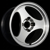 Set 4pcs Harga Pabrik Velg Aluminium Flow Formed 17 Inch 3-Spoke Deep Dish 4x100 Grosir untuk MX-5 NA NB Miata Eunos