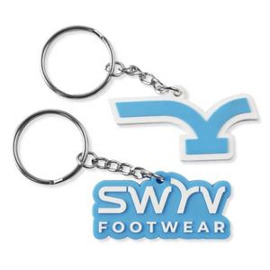 Porte-clés vintage personnalisé de marque, en caoutchouc antique, rétro, pour motel, avec impression en relief, pour hôtel - Product Image 4