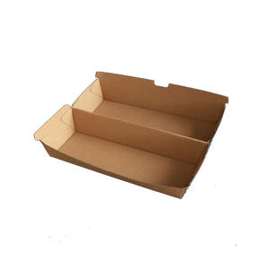 Caja de Papel Kraft Desechable para Hot Dogs - Portátil para Comida Callejera/Eventos, Resistente a la Grasa, Perfecta para Bares y Cafeterías - Product Image 4