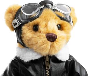 Customized 12 Inch Plush Stuffed Animals Aviator Outfit Goggles Flight Suit <strong>Teddy</strong> <strong>Bear</strong> - Product Image 6