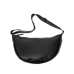 Huang Lei Women's Dumpling Bag Pu Leather Crossbody Bag Single Strap Zipper Closure Portable Casual Chest Bag For Leisure Travel - Product Image 5