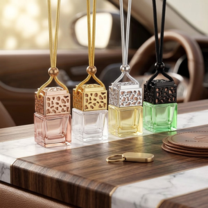 <strong>Car</strong> Aromatherapy Perfume Bottle Wooden Aromatherapy Bottle Decoration air Purification Glass Bottle - Product Image 1