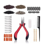 Offre Spéciale : 1000 micro-anneaux de 5 mm avec perles en silicone pour extensions de cheveux naturels – Outil essentiel