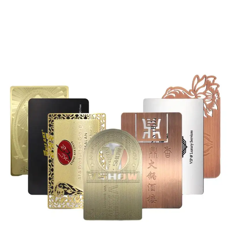 Üreticiler Metal VIP iş kartları, NFC/RFID kartlar, banka çip kartları çeşitli özelleştirmek