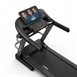 Tapis roulant pliable 4HP à inclinaison automatique avec zone <span class=keywords><strong>de</strong></span> course extra large, appareil <span class=keywords><strong>de</strong></span> fitness haut <span class=keywords><strong>de</strong></span> gamme pour la maison pour une <span class=keywords><strong>perte</strong></span> <span class=keywords><strong>de</strong></span> <span class=keywords><strong>poids</strong></span> efficace - Product Image 2