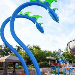 Parque Acuático Comercial con Temática de Dinosaurios, Piscina Infantil, Fuente Gigante con Forma de <span class=keywords><strong>Serpiente</strong></span> <span class=keywords><strong>Marina</strong></span>, Equipo de Juegos Acuáticos - Product Image 1