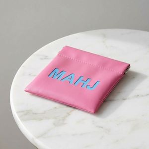 <b>Hot</b> Selling PU Leather Mahjong Title Cards Holder Colorful Creative Mahjong Tiles Rule Cards Organization Fashion Storage <b>Bag</b> - Product Image 1