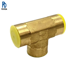 ข้อต่อที U40029 ขนาด 1/2 นิ้ว NPT ทองเหลือง สำหรับงานอุตสาหกรรมอัตโนมัติ - Product Image 1