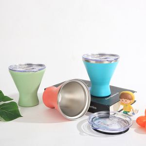 Gobelet isotherme en acier inoxydable 304 de 10 oz avec couvercle, personnalisable avec logo, pour voiture, eau, lait, mini-tasse de voyage - Product Image 1