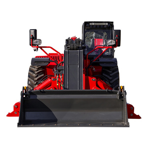 Mini Cargadora Telescópica Agrícola con Certificación CE EPA EU5, Montacargas de 12 Toneladas con Horquillas para Paletas, Motor Perkins, PLC - Product Image 3