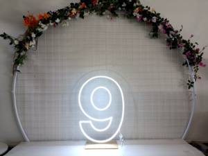 Fabricant Artisan Enseigne Néon Bande Flexible Acrylique Applique Murale Fête D'anniversaire De Mariage Led Chiffre Lettres LED Enseigne Néon Personnalisé - Product Image 4