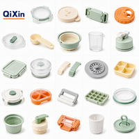 Composants de cuisine personnalisés en plastique injecté pour contenants de stockage alimentaire, couvercles, fermoirs, paniers égouttoirs et composants d'ustensiles de cuisine