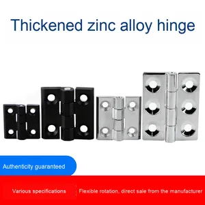 Charnière en alliage de zinc chromé boîte de Distribution en aluminium porte d'<span class=keywords><strong>armoire</strong></span> meubles de charnière industrielle pliante épaissie robuste - Product Image 6