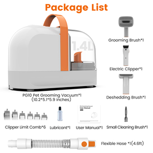 Kit de Aseo <span class=keywords><strong>para</strong></span> Mascotas 12000Pa, Aspiradora de Pelo, Set de Peine <span class=keywords><strong>para</strong></span> Perros y Gatos, Cortadora de Pelo, Productos de Limpieza y Aseo <span class=keywords><strong>para</strong></span> Mascotas - Product Image 6