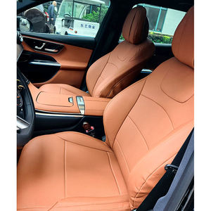 Housses de siège de voiture en cuir de luxe sur mesure pour Mercedes Benz GLC SUV, couverture intégrale à 360°, pour 7 places, toutes saisons, garantie 1 an - Product Image 1