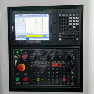 Sasetech produsen Cina VMC 1060 CNC pusat mesin vertikal logam Multi poros kontrol Fanuc mesin penggilingan Cnc