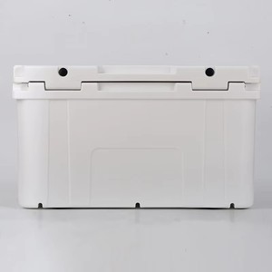 Glacière isotherme double compartiment FEIYA 78L à <span class=keywords><strong>roulettes</strong></span>, rotomoulée, étanche, écologique, en LLDPE+PU, pour camping et extérieur, avec chaise intégrée - Product Image 2